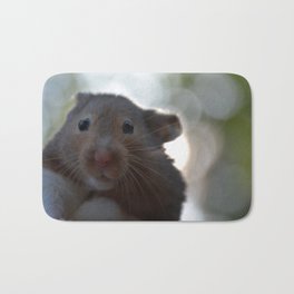 Hamster Portrait Bath Mat