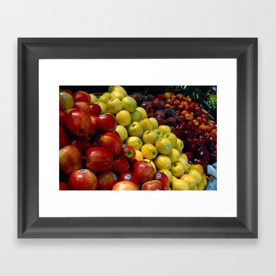 Farmer's Market Framed Art Print