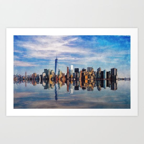 New York Reflections Art Print