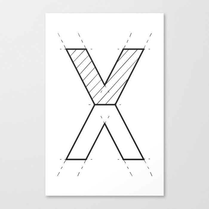 The X Canvas Print