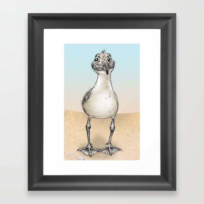 Seagull! Framed Art Print