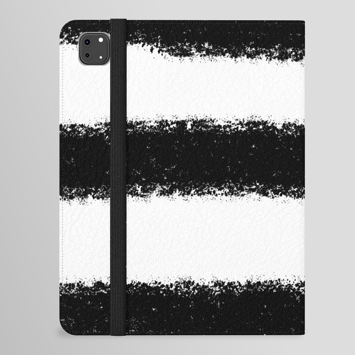 Black and white stripes iPad Folio Case