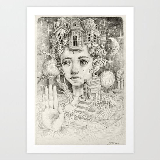 The Island Art Print