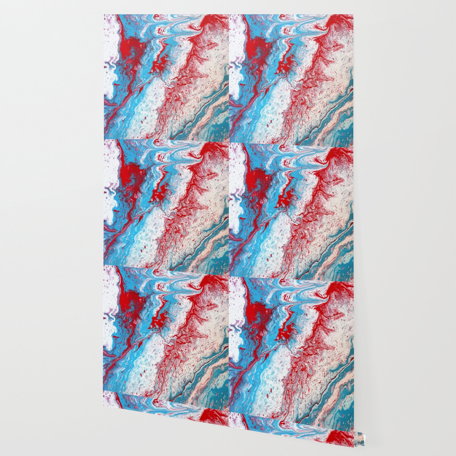 Marble Red Blue Paint Splatter Abstract Painting By Jodilynpaintings Red Wallpaper Download and use 40,000+ abstract painting stock photos for free. society6