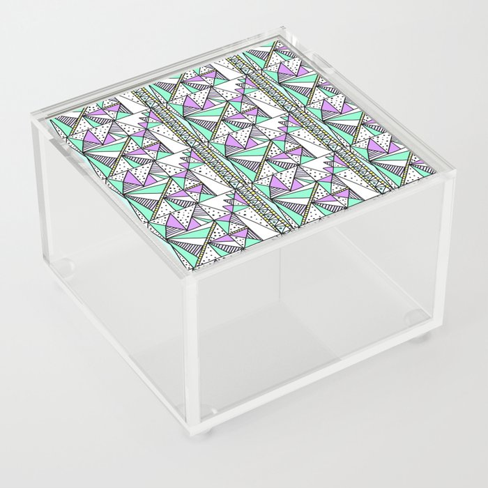 Geometry love Acrylic Box
