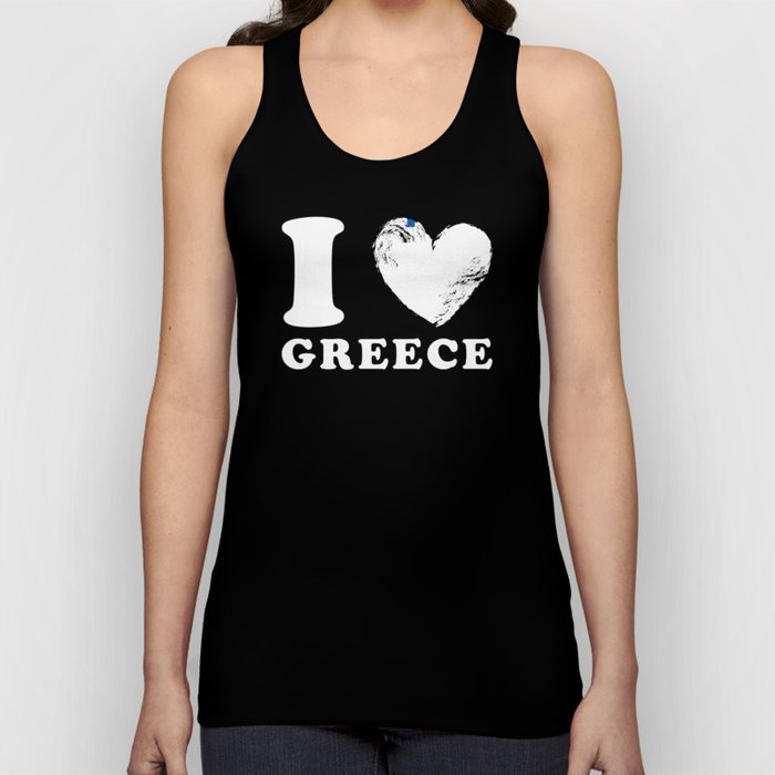 I Love Greece Tank Top