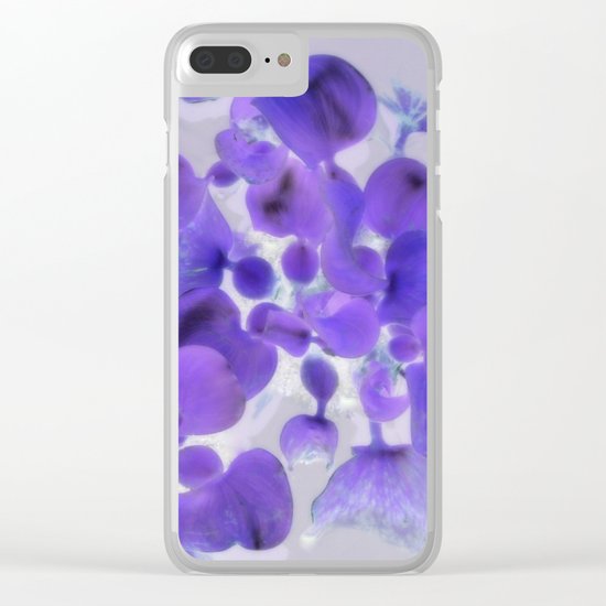 Flower | Flowers | Purple Water Plant Clear iPhone Case