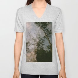 Trees and sky V Neck T Shirt