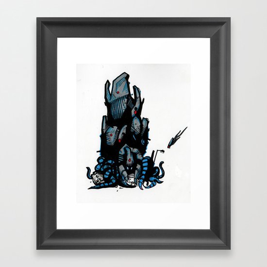 Tripod Framed Art Print