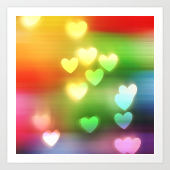 Love in Motion Art Print