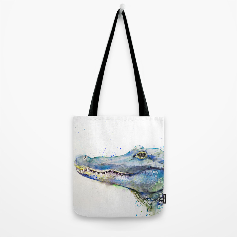 alligator tote bag