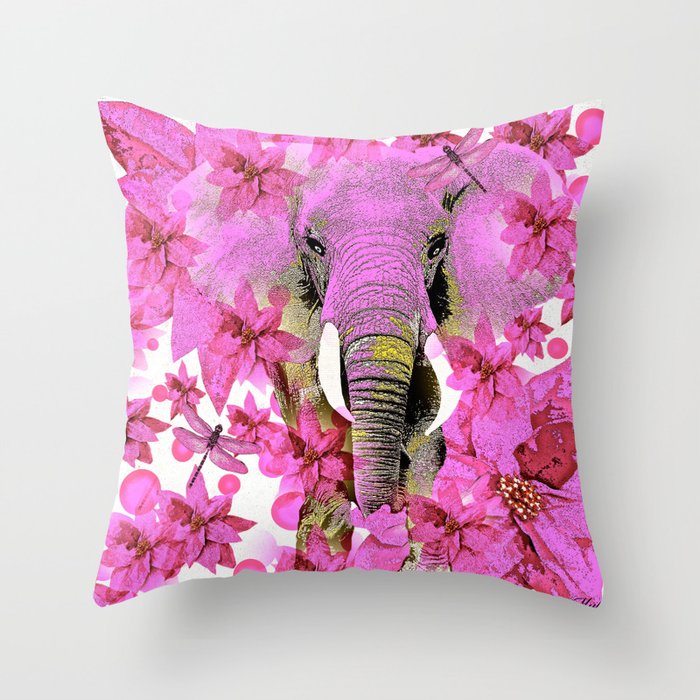 Elephant Throw Pillow