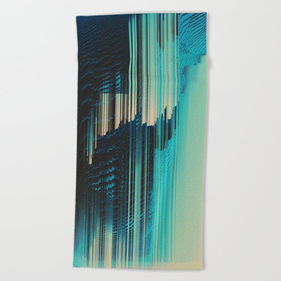 Rain on the Window Beach Towel