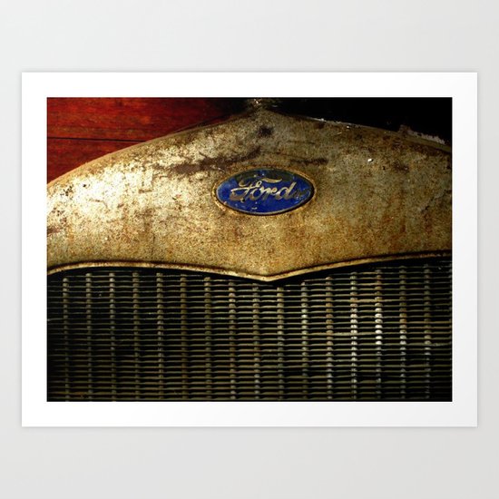 Rusty Ford Art Print