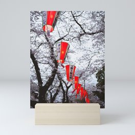 Lanterns of Ueno Park Mini Art Print