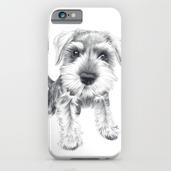 Schnozz the Schnauzer iPhone & iPod Case