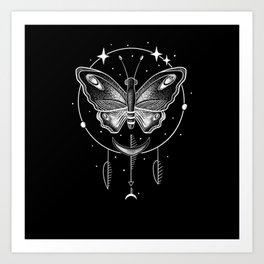 Magic Butterfly Tattoo Art Insect Gothic Art Print