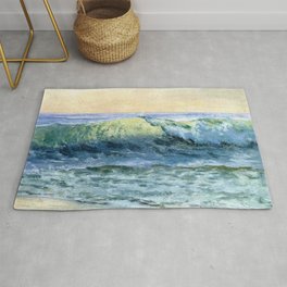 The Wave By Albert Bierstadt | Reproduction Painting Rug