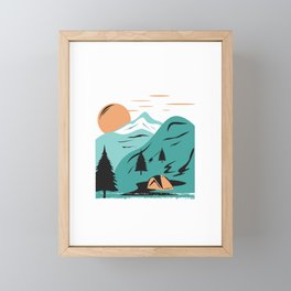 Outdoor Adventure, Mountains Since 1975 Framed Mini Art Print