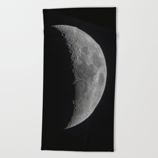 Crescent Moon Beach Towel