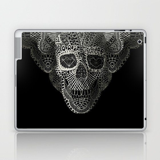 Lace Skull Laptop & iPad Skin