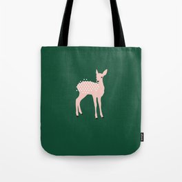 Deer with dotted pattern Tote Bag