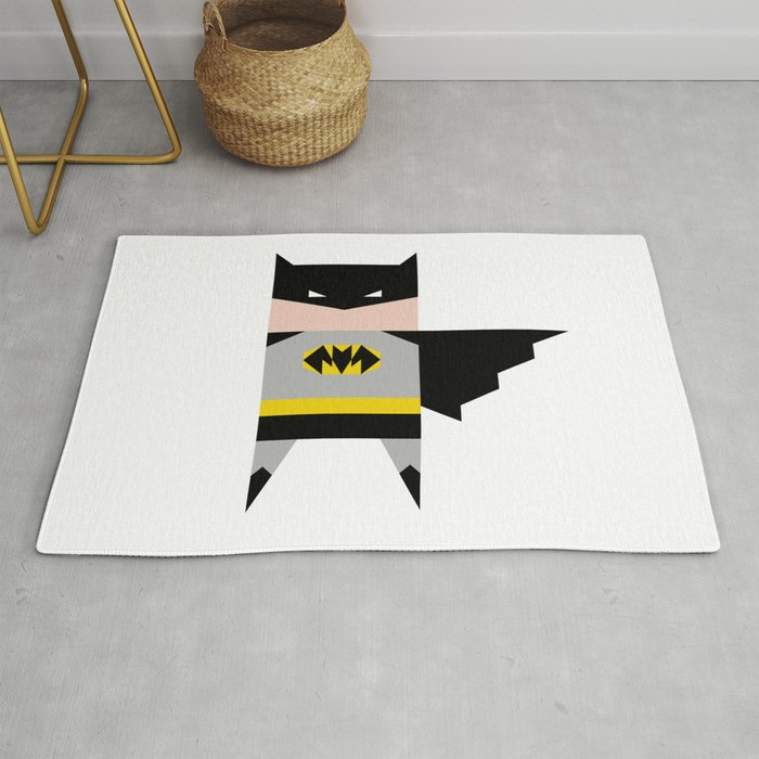 simpleheroes BAT-MAN fan art, parody Rug