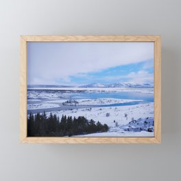 Iceland Scenery Framed Mini Art Print