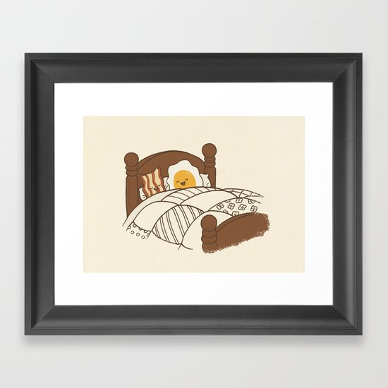 Breakfast In Bed Framed Art Print