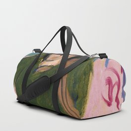 Woman in the Green Blouse Duffle Bag