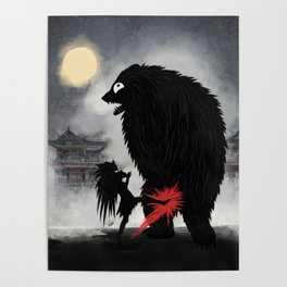 Bear Kick Poster