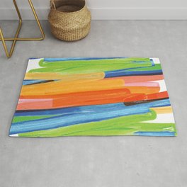 Color yellow red blue green Rug