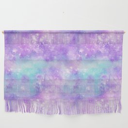 Purple Blue Galaxy Painting Wall Hanging