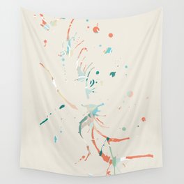 Guided chance: muted rainbow Wall Tapestry