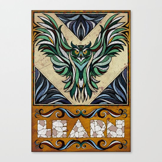 Learn Canvas Print
