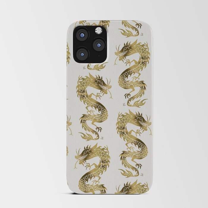 Chinese Dragon – Gold iPhone Card Case