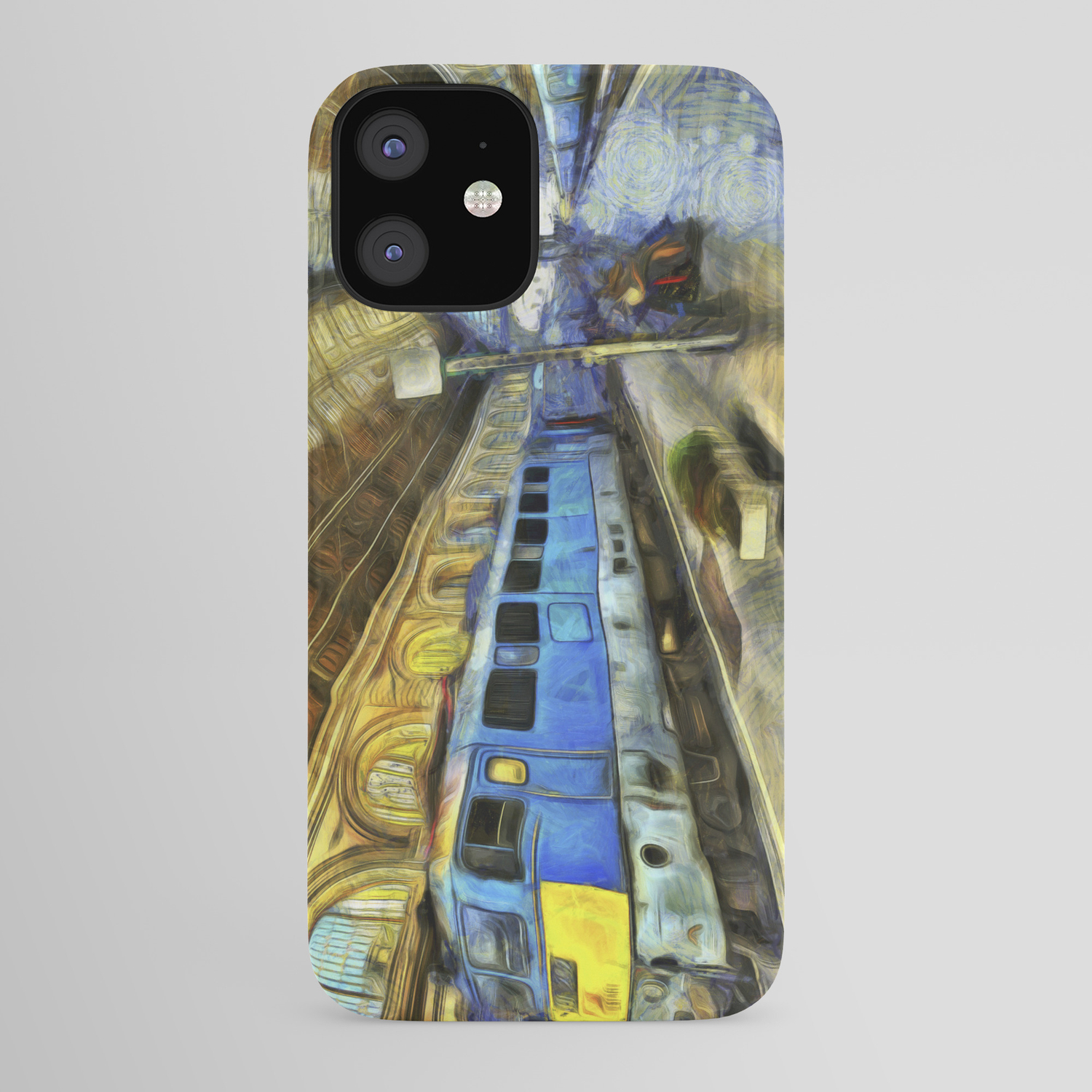 Vincent Van Gogh Railway Station Iphone Case By Davidpyatt Society6 Van gogh.s train station 7d11513. society6