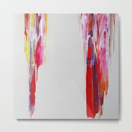 red and white vertical abstract painting  Metal Print | Redabstract, Digital, Red, Vintage, Redpainting, Curated, Painting, Oil, Watercolor, Acrylic 