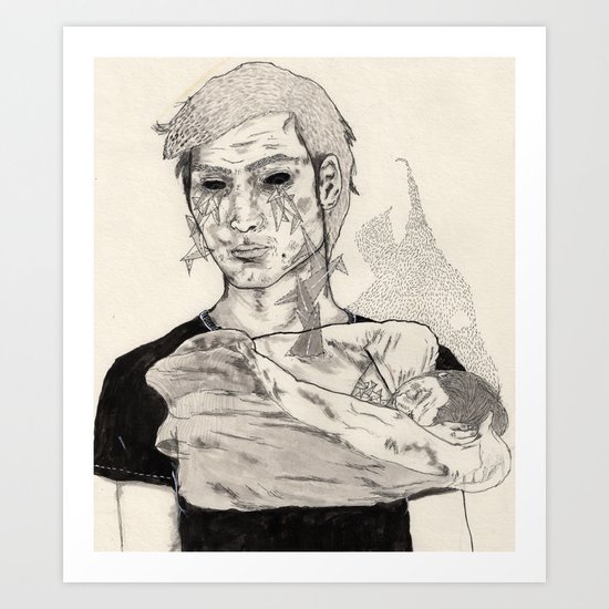 Fold Art Print