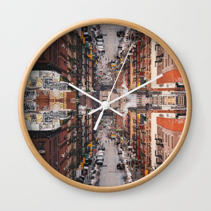New York Surreal Wall Clock