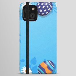 Easter Background iPhone Wallet Case