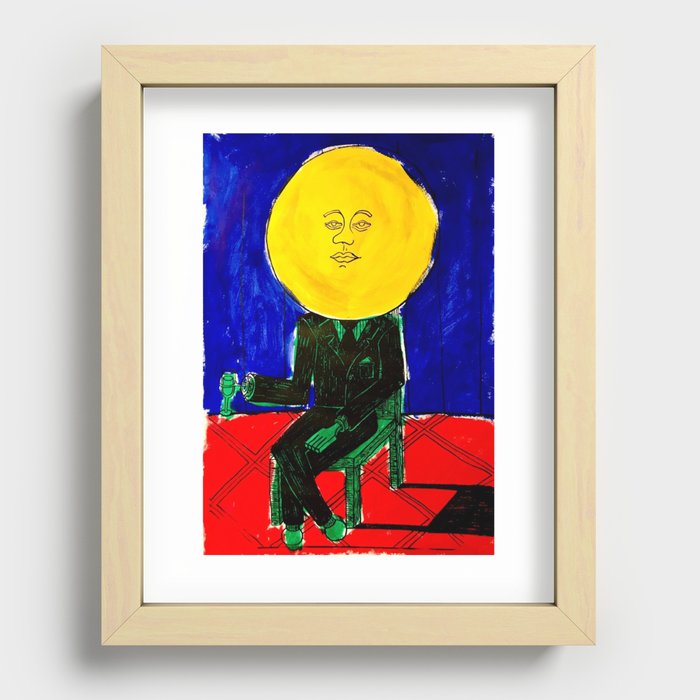 Sir/Madam Pompadour - Pop Art Surrealism Recessed Framed Print