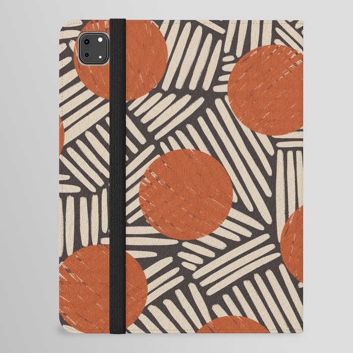 Neutral Abstract Pattern #1 iPad Folio Case