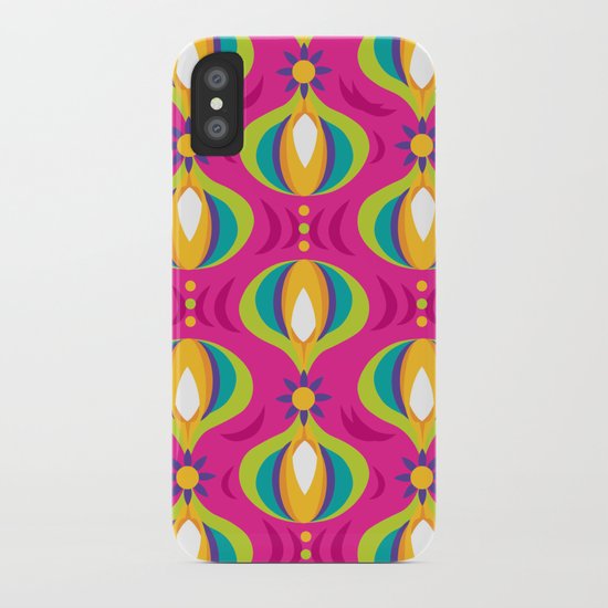 Oohladrop Fuschia iPhone Case