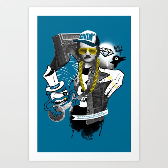 Edgar Allan POSER Art Print