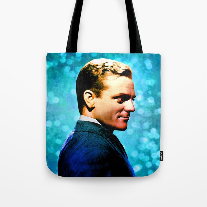 James Cagney, blue screen Tote Bag