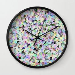 Frooty Faces Wall Clock