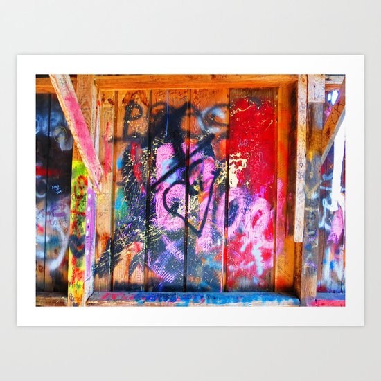 Public Pallet Art Print