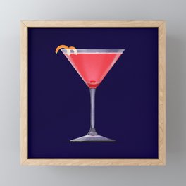 The Drink Series - Cosmopolitan Framed Mini Art Print