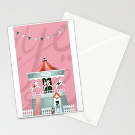 Christmas Village 2 Stationery Cards
